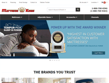 Tablet Screenshot of mattresskings.com